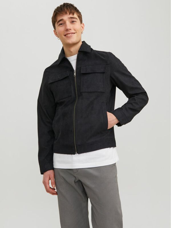 Jack&Jones Jack&Jones Jakna od imitacije kože 12213082 Crna Regular Fit