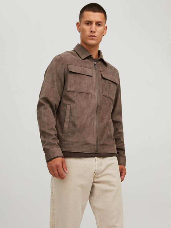 Jack&Jones Jack&Jones Jakna od imitacije kože Payton 12213082 Smeđa Regular Fit