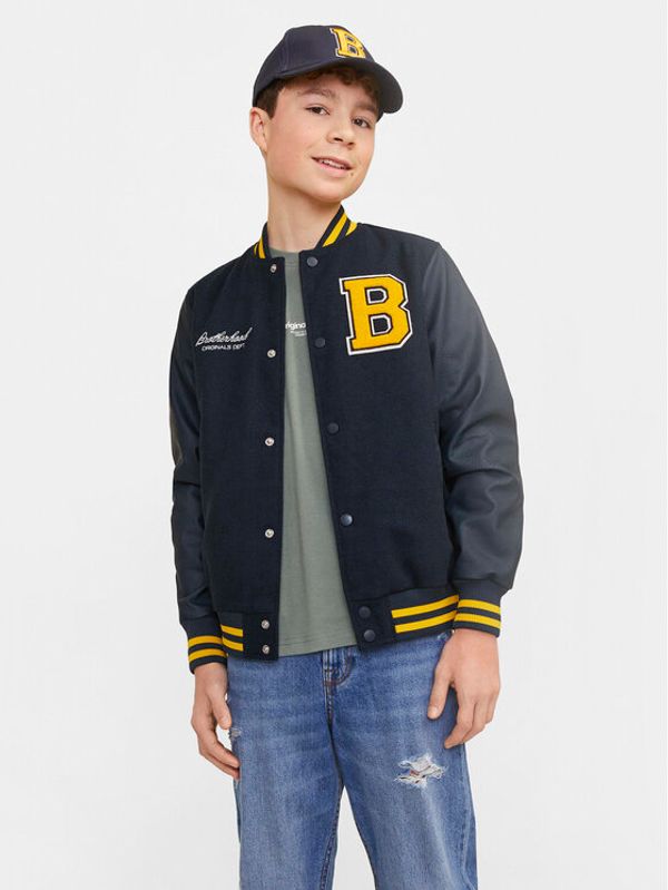 Jack&Jones Junior Jack&Jones Junior Bomber College 12239791 Plava Regular Fit