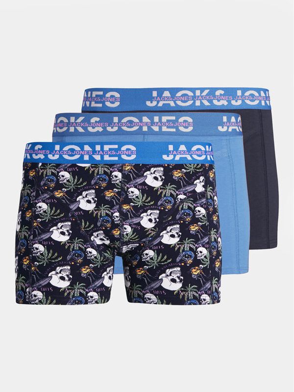 Jack&Jones Junior Jack&Jones Junior Set od 3 para bokserica Havana 12250356 Tamnoplava