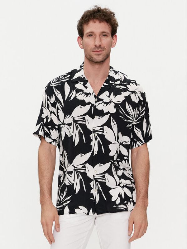 Jack&Jones Jack&Jones Košulja Jeff 12248408 Crna Relaxed Fit