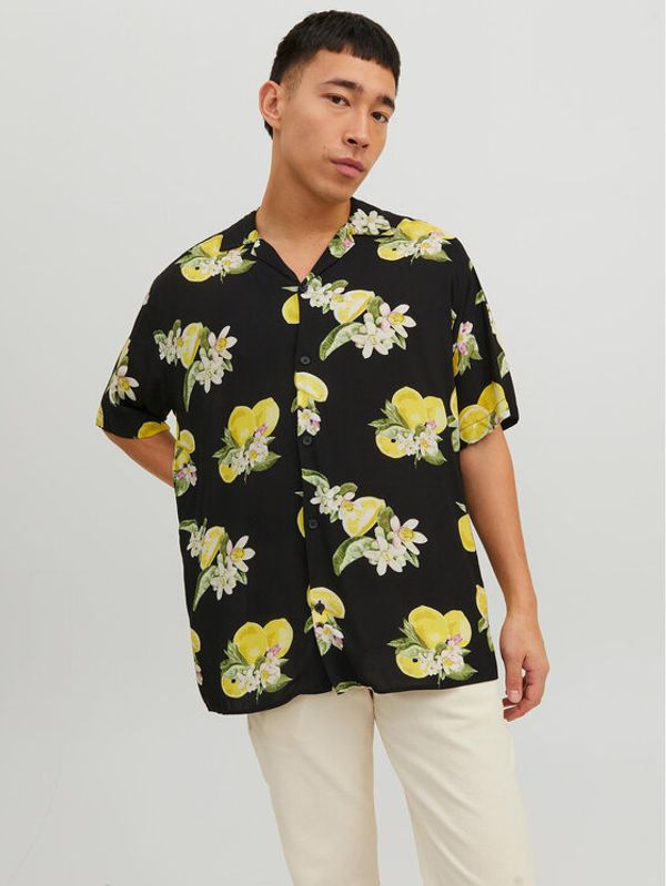 Jack&Jones Jack&Jones Košulja Luke 12227625 Crna Relaxed Fit