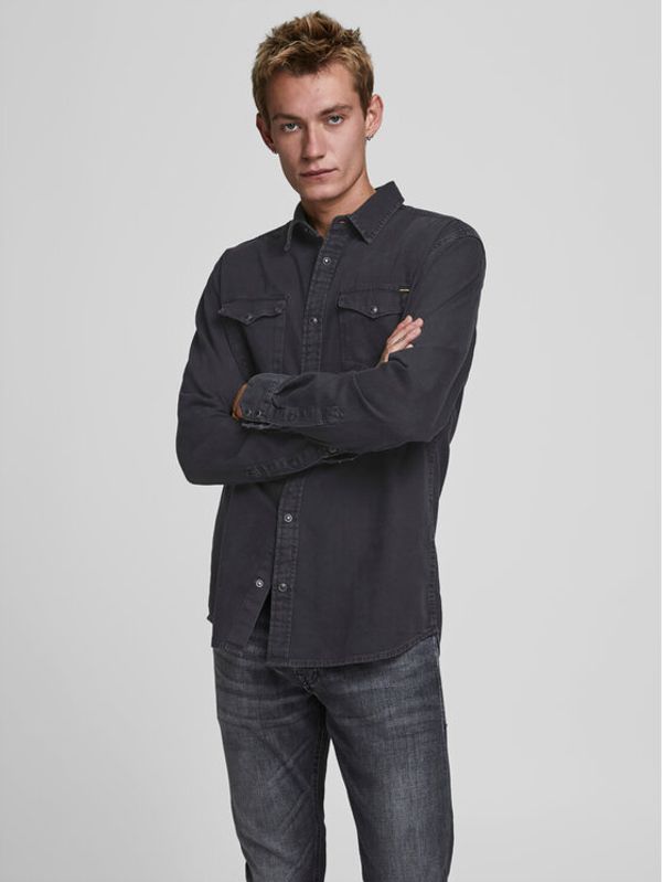 Jack&Jones Jack&Jones Košulja Sheridan 12138115 Crna Slim Fit