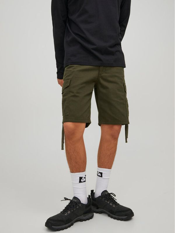 Jack&Jones Jack&Jones Kratke hlače Marley 12229650 Zelena Cargo Fit