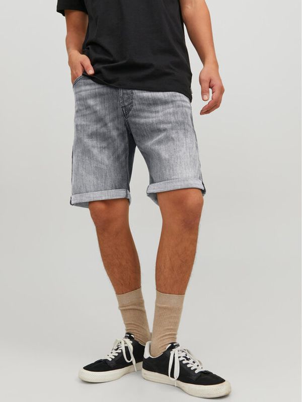 Jack&Jones Jack&Jones Kratke traperice Chris 12236193 Siva Relaxed Fit