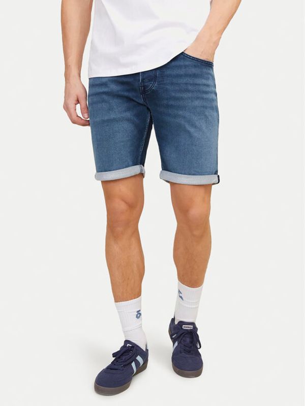 Jack&Jones Jack&Jones Kratke traperice Rick Icon 12250169 Plava Regular Fit