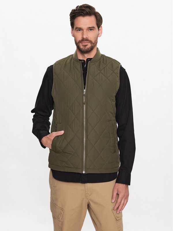 Jack&Jones Jack&Jones Prsluk Keen 12223161 Zelena Regular Fit