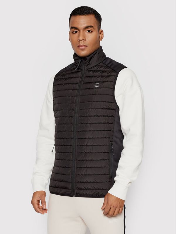 Jack&Jones Jack&Jones Prsluk Multi 12200684 Crna Slim Fit