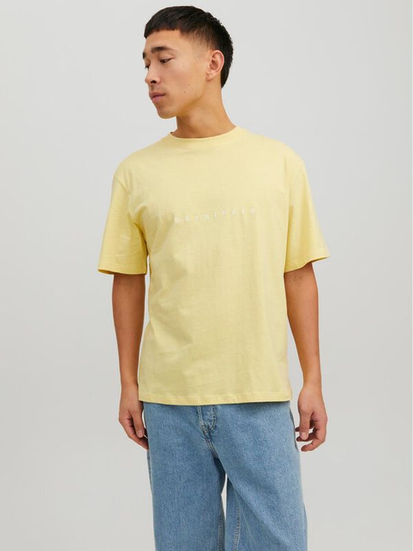Jack&Jones Jack&Jones T-shirt Copenhagen 12176780 Žuta Relaxed Fit