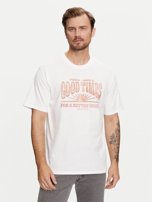 Jack&Jones Jack&Jones T-shirt Jprbluhippy 12255860 Bijela Regular Fit