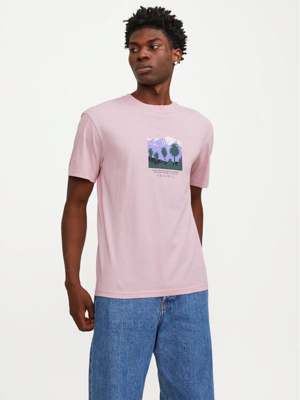 Jack&Jones Jack&Jones T-shirt Lucca 12253613 Ljubičasta Relaxed Fit