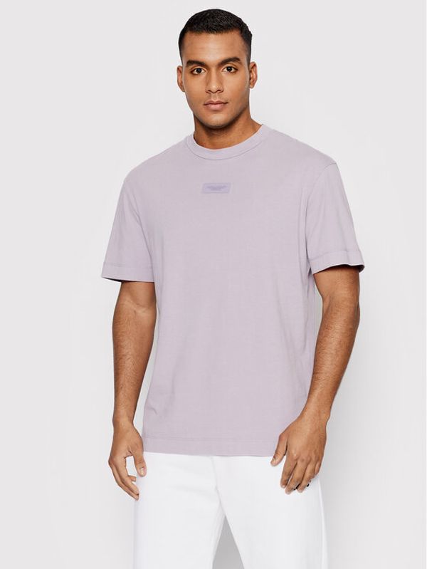 Jack&Jones Jack&Jones T-shirt Rubber 12198387 Ljubičasta Relaxed Fit