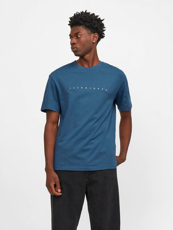 Jack&Jones Jack&Jones T-shirt Star 12234746 Plava Relaxed Fit