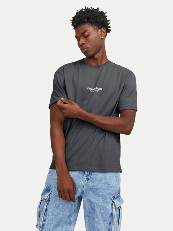 Jack&Jones Jack&Jones T-shirt Vesterbro 12240121 Siva Relaxed Fit