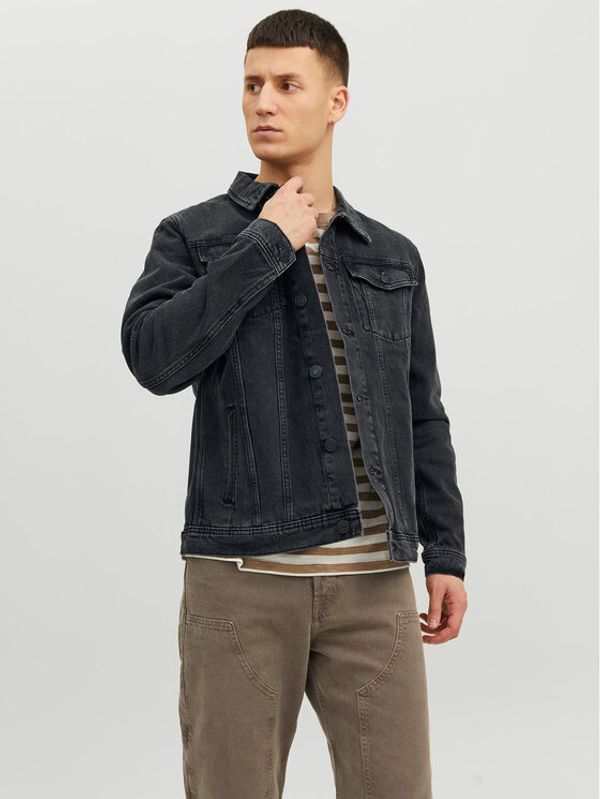 Jack&Jones Jack&Jones Traper jakna Jean 12223613 Crna Regular Fit