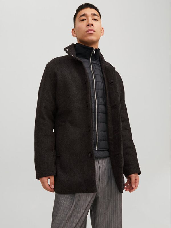 Jack&Jones Jack&Jones Vuneni kaput 12189349 Crna Regular Fit