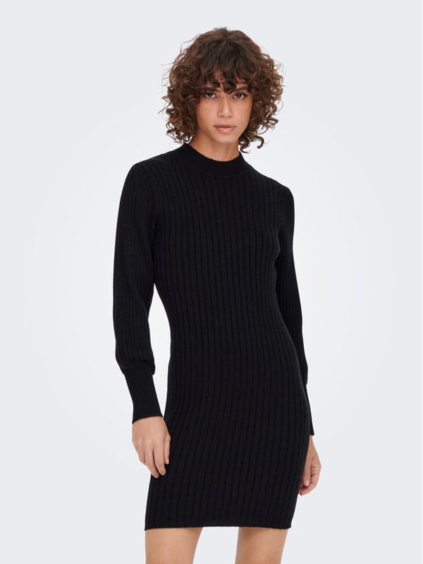JDY JDY Džemper haljina 15271590 Crna Regular Fit