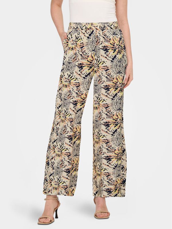 JDY JDY Hlače 15295021 Bež Regular Fit