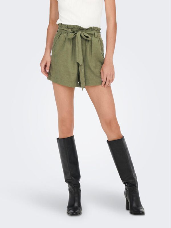 JDY JDY Kratke hlače Say 15225921 Zelena Regular Fit