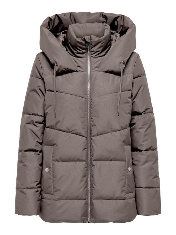 JDY JDY Pernata jakna 15300563 Smeđa Regular Fit
