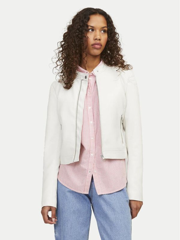 JJXX JJXX Jakna od imitacije kože Ava 12258376 Bijela Slim Fit