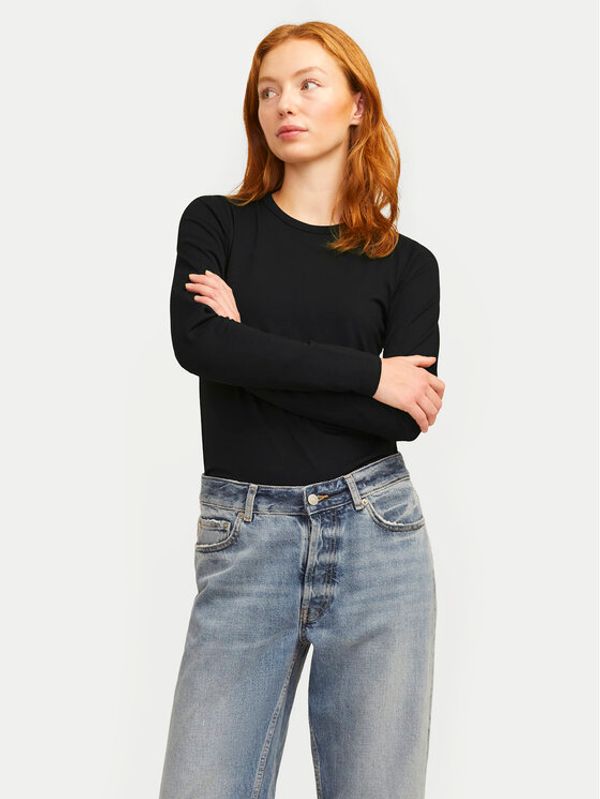 JJXX JJXX Majica Celine 12258414 Crna Slim Fit