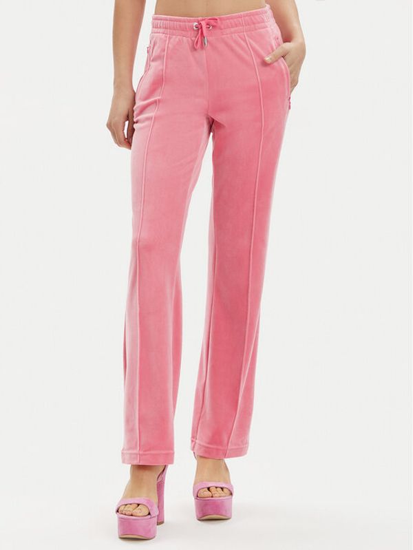 Juicy Couture Juicy Couture Donji dio trenerke Tina JCAPW045 Ružičasta Regular Fit