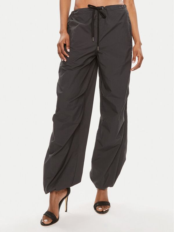 Juicy Couture Juicy Couture Hlače Ayla JCWBJ24341 Crna Oversize