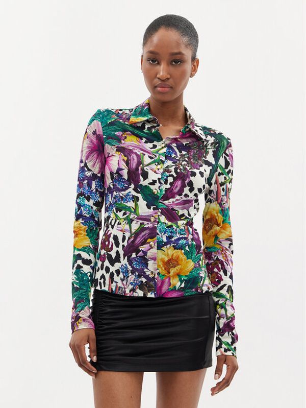 Just Cavalli Just Cavalli Košulja 76PAL228 Bijela Slim Fit