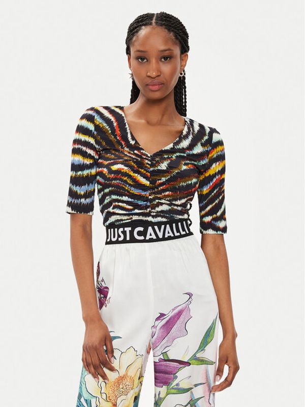 Just Cavalli Just Cavalli T-shirt 76PAH617 Šarena Slim Fit