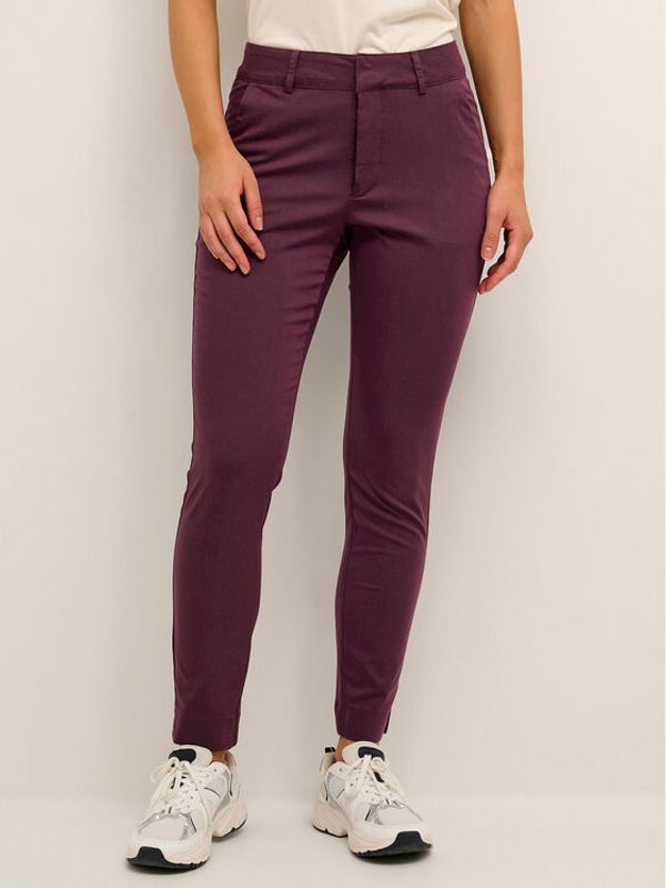 Kaffe Kaffe Hlače Lea 10505191 Tamnocrvena Slim Fit