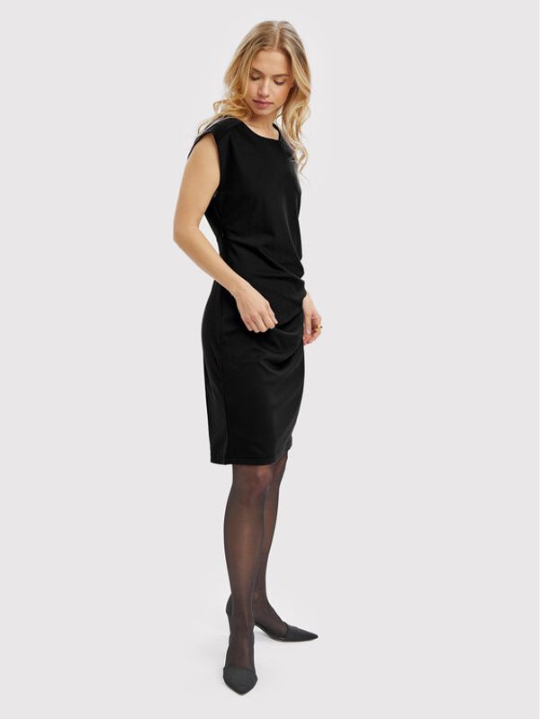 Kaffe Kaffe Koktel haljina India 501002 Crna Slim Fit
