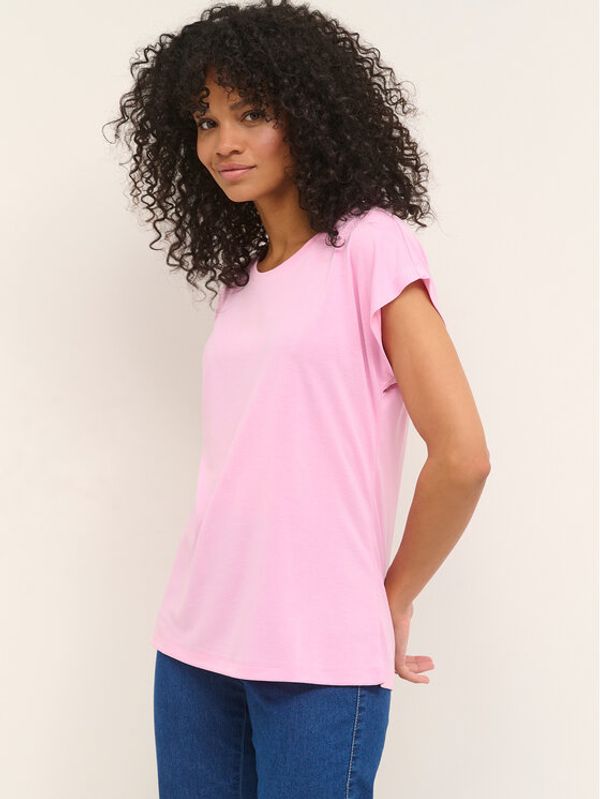Kaffe Kaffe T-shirt Kalise Marie 10506680 Ružičasta Loose Fit