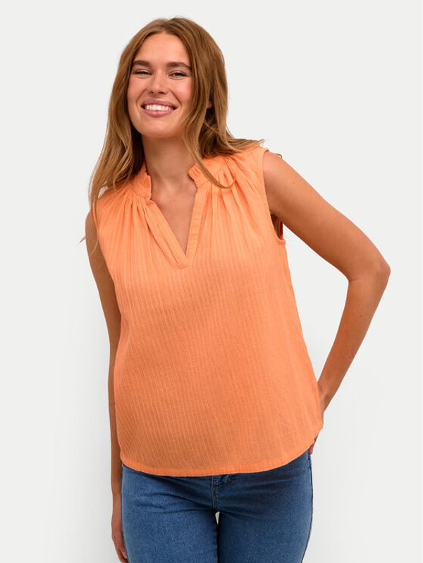 Kaffe Kaffe Top Alice 10508545 Narančasta Regular Fit