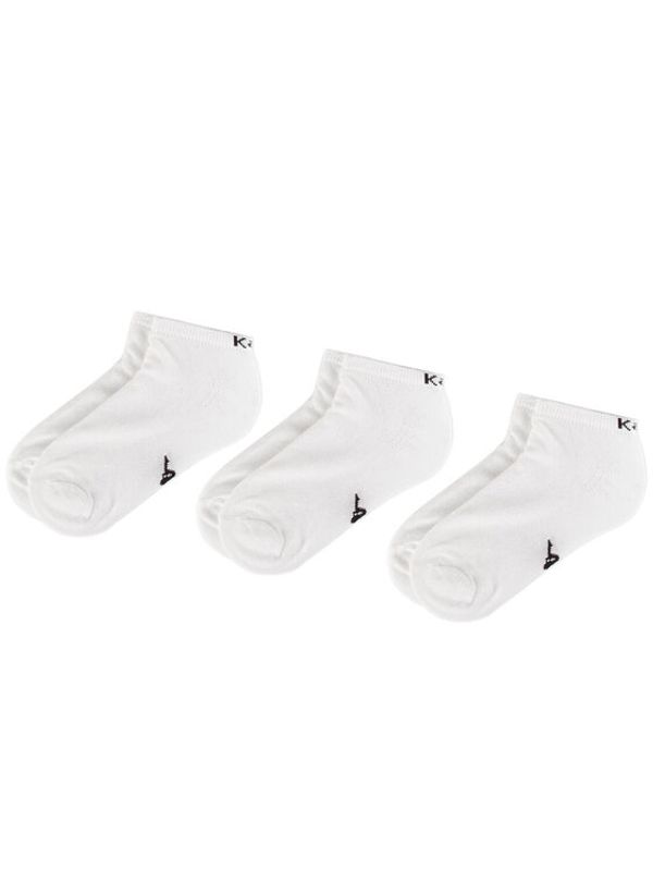 Kappa Kappa Set od 3 para unisex visokih čarapa 704275 Bijela