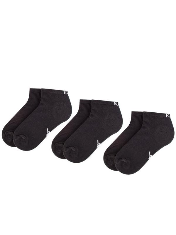 Kappa Kappa Set od 3 para unisex visokih čarapa 704275 Crna