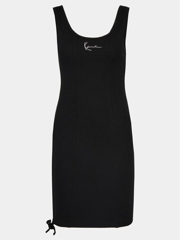 Karl Kani Karl Kani Ljetna haljina KW241-032-2 Crna Slim Fit