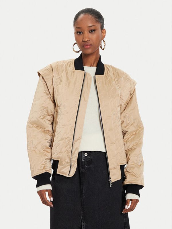 KARL LAGERFELD KARL LAGERFELD Bomber 245W1506 Bež Regular Fit