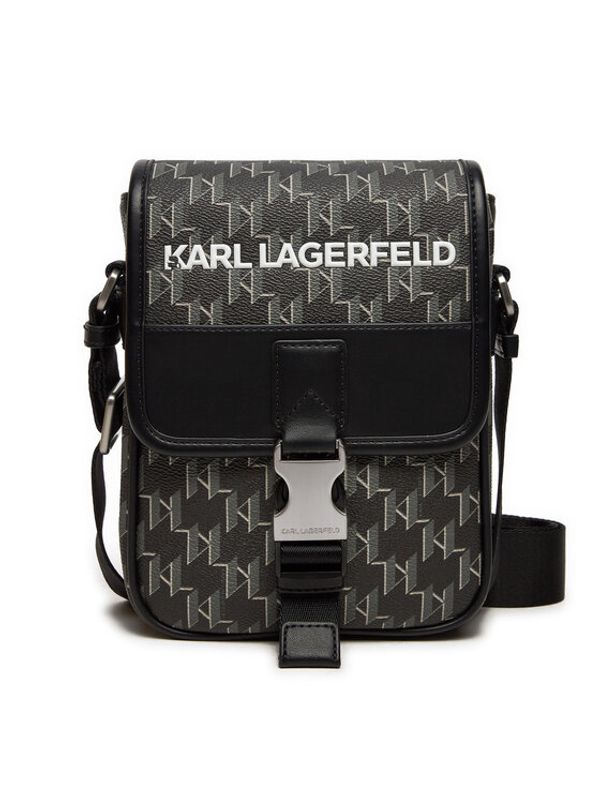 KARL LAGERFELD KARL LAGERFELD Crossover torbica 245M3013 Siva