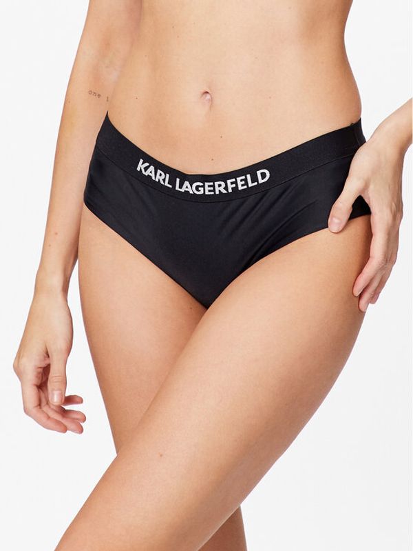 KARL LAGERFELD KARL LAGERFELD Donji dio kupaćeg kostima 230W2214 Crna