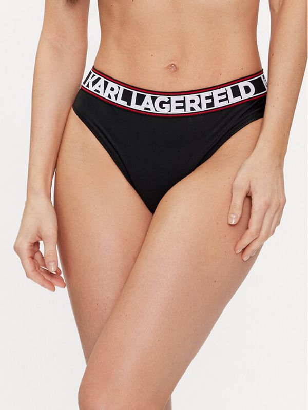KARL LAGERFELD KARL LAGERFELD Donji dio kupaćeg kostima 240W2222 Crna