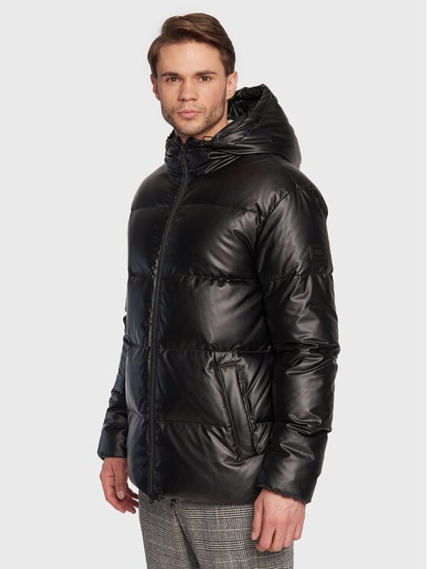 KARL LAGERFELD KARL LAGERFELD Jakna od imitacije kože 505045 524549 Crna Regular Fit