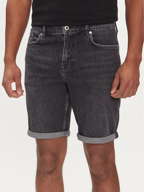 Karl Lagerfeld Jeans Karl Lagerfeld Jeans Kratke traperice 241D1116 Siva Slim Fit