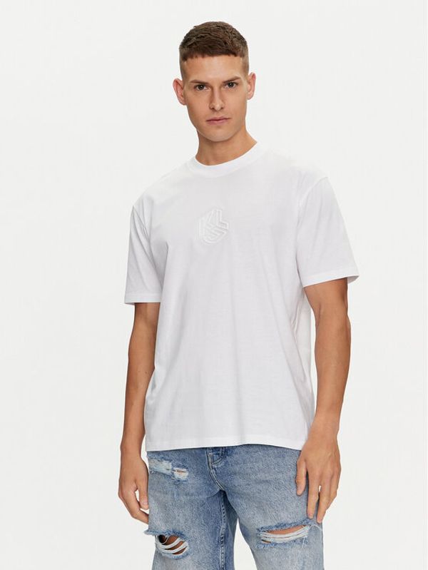 Karl Lagerfeld Jeans Karl Lagerfeld Jeans T-shirt 241D1705 Bijela Regular Fit