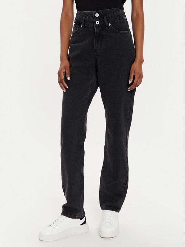 Karl Lagerfeld Jeans Karl Lagerfeld Jeans Traperice 245J1104 Crna Tapered Fit