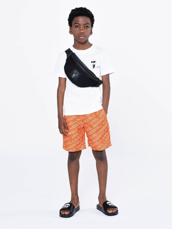 Karl Lagerfeld Kids Karl Lagerfeld Kids Kupaće gaće i hlače Z20099 S Narančasta Regular Fit