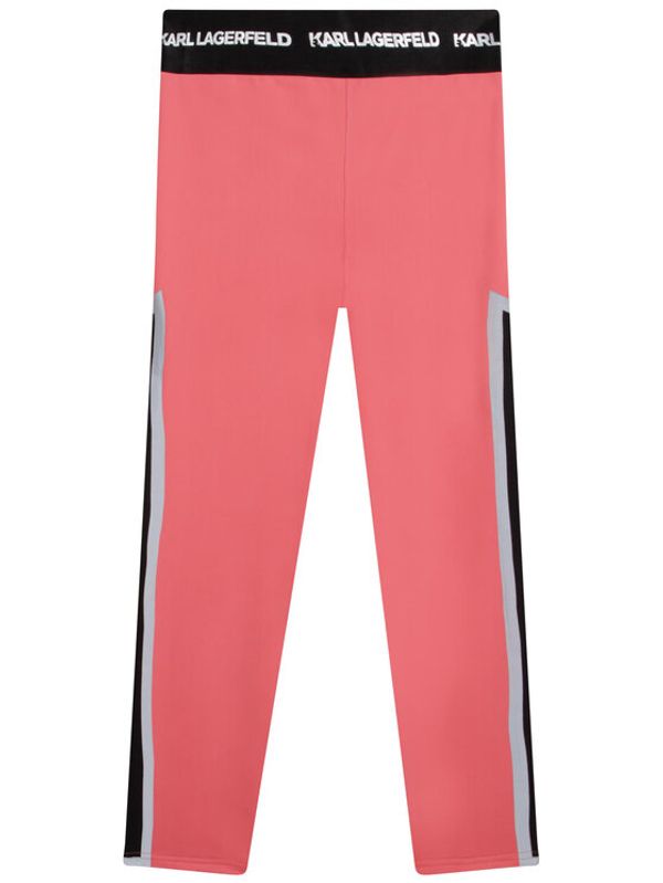 Karl Lagerfeld Kids Karl Lagerfeld Kids Leggings Z14202 M Ružičasta Regular Fit