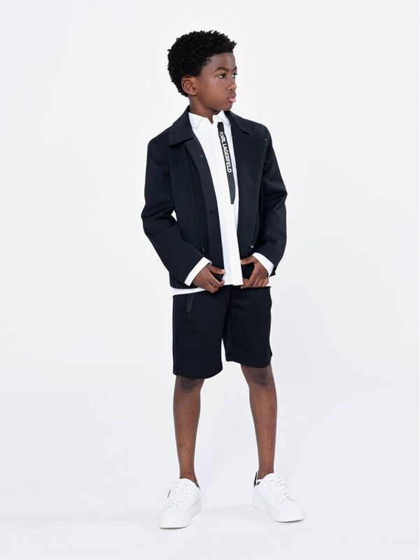 Karl Lagerfeld Kids Karl Lagerfeld Kids Prijelazna jakna Z26102 D Crna Regular Fit