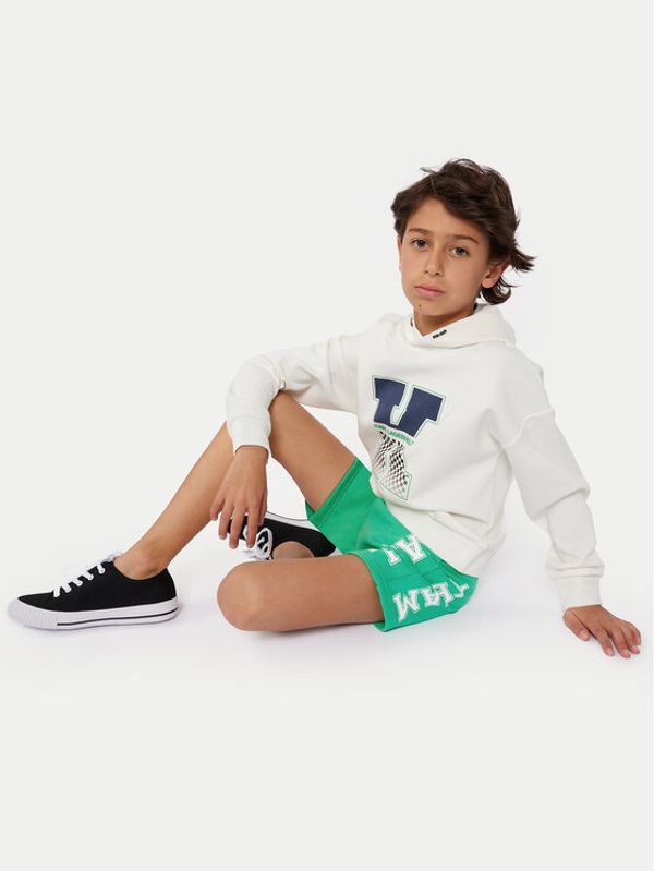Karl Lagerfeld Kids Karl Lagerfeld Kids Sportske kratke hlače Z30025 S Zelena Regular Fit