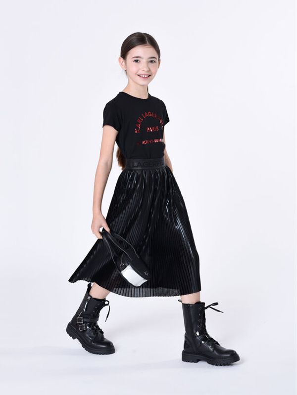 Karl Lagerfeld Kids Karl Lagerfeld Kids Suknja Z13093 D Crna Regular Fit